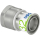 Uponor &Uuml;bergangsmuffe S-Press PLUS aus Messing, verzinnt 32mmx1 IG