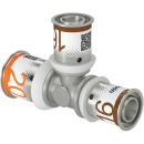 Uponor T-Stück S-Press PLUS reduziert aus Messing,...