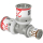 Uponor T-St&uuml;ck S-Press PLUS reduziert aus Messing, verzinnt 25x25x16mm