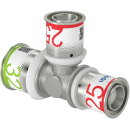 Uponor T-Stück S-Press PLUS reduziert aus Messing,...