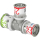 Uponor T-St&uuml;ck S-Press PLUS reduziert aus Messing, verzinnt 32x25x25mm
