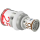 Uponor Kupplung S-Press PLUS reduziert aus Messing, verzinnt 25x16mm