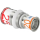 Uponor Kupplung S-Press PLUS reduziert aus Messing, verzinnt 25x20mm