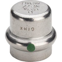VIEGA Kappe Sanpress Inox Edelstahl 15-54mm