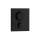 Herzbach LIVING PUSH Thermostat-Farbset 2 Verbraucher eckig rund Schwarz matt