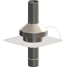 Atec Mündungsset PolyTop Edelstahl DN60 / DN80