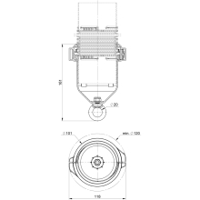 Atec Einzughilfe für flexiebele Rohre DN80