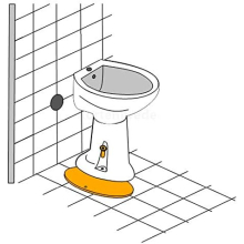 Stand-WC Schallschutz-Set 5mm