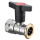 Oventrop Pumpenkugelhahn mit Sperrventil DN 32, Rp 11/4 xG 2