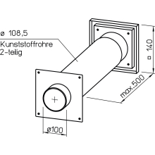 Helios Teleskop-Mauerkasten TMK 100
