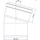 PoloPlast Bogen PKB Polo-Kal NG DN 125 15Grad