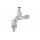 Schlösser Armaturen AUSLAUFVENTIL MIT RB, RV, SV STECKSCHL.-OT, 1/2", MATT CHR, DVGW