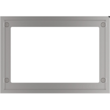 TECE WC-Abdeckrahmen Metall chrom glänzend