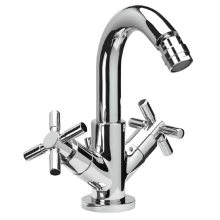 Herzbach STILO Bidet-Einlochbatterie mit Ablauf Chrom