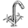 Herzbach STILO Bidet-Einlochbatterie mit Ablauf Chrom