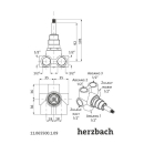 Herzbach LOGIC Dreiwegeumsteller Einbaukörper