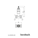 Herzbach LOGIC Unterputzventil Einbaukörper