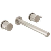 Herzbach DESIGN iX Waschtisch-Brückenbatterie Farbset 240mm Edelstahl