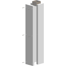 Atec Schachtelement 1195 mm L90 PolyCase 1-seitig off inkl. Steckverbinder DN 80