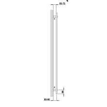 Zehnder O100 Badheizkörper 1856x500mm weiß (RAL 9016)