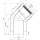 Atec Bogen PolyTwin 45Grad, konzentrisch, DN80/125 45Grad