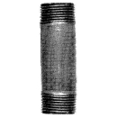 Rohrdoppelnippel Nr. 23 schwarz, 1 1/4 80mm