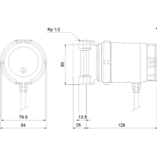 Grundfos Zirkulationspumpe COMFORT DACH 15-14BA, 1/2 80mm