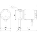 Grundfos Zirkulationspumpe COMFORT DACH 15-14BA, 1/2 80mm