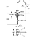 Grohe Zweigriffarmatur Spültisch Costa mit...