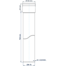 PoloPlast Steckmuffenrohr PKXEM Polo-Kal XS DN 75 750 mm