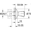 Grohe Fertigset UP-Ventil Costa Neu Oberteil Einbautiefe...