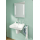 Geberit M100 E-Waschtisch eckige Form 750x480mm weiß