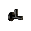 Herzbach LIVING Eckventil rund Schwarz matt