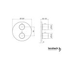 Herzbach LIVING Thermostat-Farbset 2 Verbraucher rund...