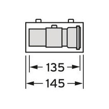 Vaillant Revisionsöffnung Aluminium m Trennvorrichtung d= 60/100mm