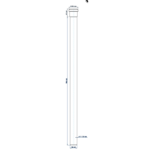 PoloPlast Steckmuffenrohr PKEM Polo-Kal NG DN 40 750mm