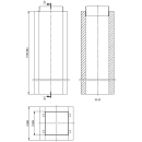 Atec Schachtelement 1195 mm L90 PolyCase inklusive...