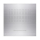 Herzbach LIVING SPA Deckeneinbau-Regenbrause 500x500mm Regen/Schwall gebürstet