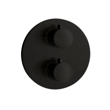 Herzbach LIVING Thermostat-Farbset 1 Verbraucher rund rund Schwarz matt