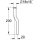Grohe Spülrohr für Urinal d= 18mm 200 lang VC kpl. Kröpfung 20mm