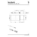 Herzbach LOGIC PLUS Verlängerung Hebelmischer 30mm...