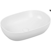 Vitra L300 Aufsatzschale dünnwandig oval 590x405x145mm weiß-clean