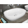 Vitra L300 Aufsatzschale dünnwandig oval 590x405x145mm weiß-clean