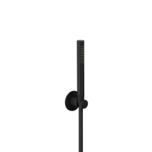 Herzbach LIVING SPA Wannenset Halter 70 rund Stabhandbrause 1500mm Schwarz matt