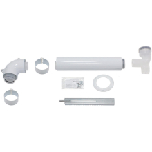 Vaillant Grundbausatz PP Abgasl. DN80 im Schacht d= 60/100mm