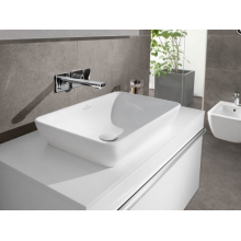 V+B Halbeinbau-Aufsatz-WT Venticello 550x360mm o. HL mit ÜL weiß ceramicplus