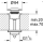 GROHE Ablaufgarnitur 65807 hard graphite