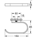 Grohe Papierhalter Selection Metall o Deck W.-Mont. ha...