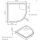 Schedel Brausewannenträger 1/4 Kreis 90x90x3,5
