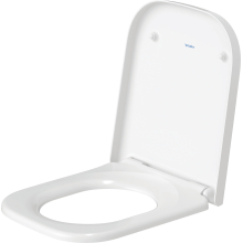Duravit WC-Sitz Happy D.2 Scharniere edelstahl mit Softclose weiss